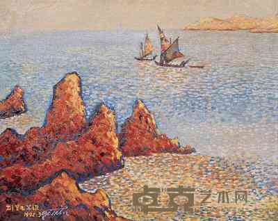 李亚新 阳光太湖 39.5×49cm